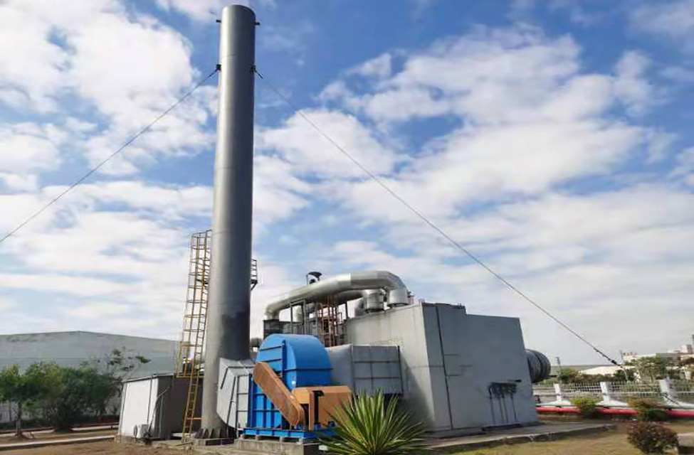 Spray painting industry catalytic combustion project